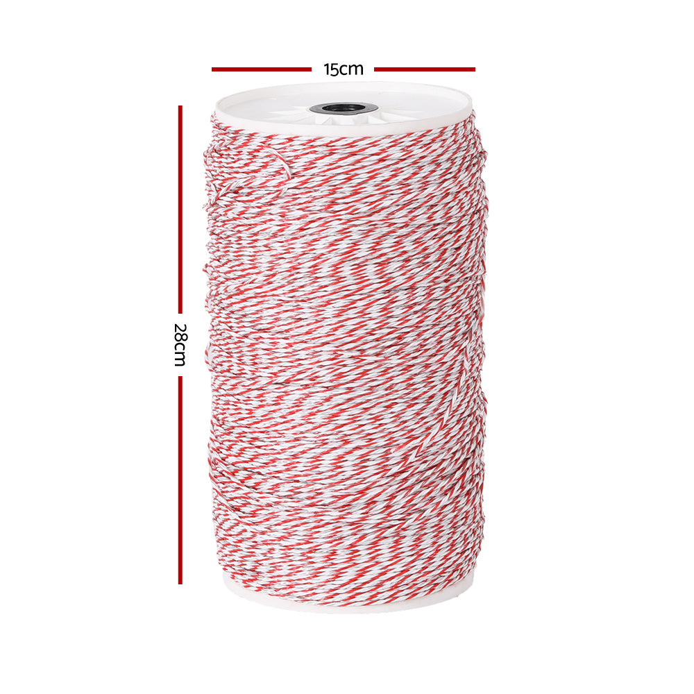 Fencing: Giantz Electric Fence Poly Wire 1000M