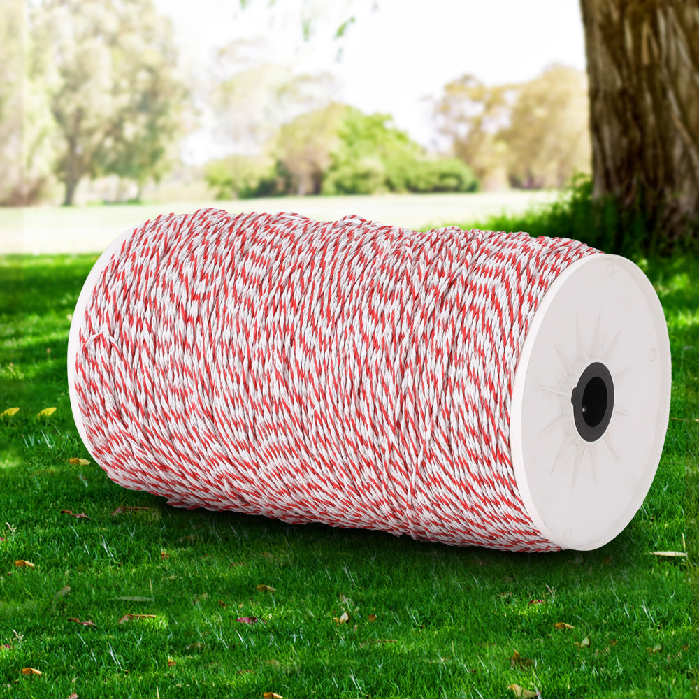 Fencing: Giantz Electric Fence Poly Wire 1000M
