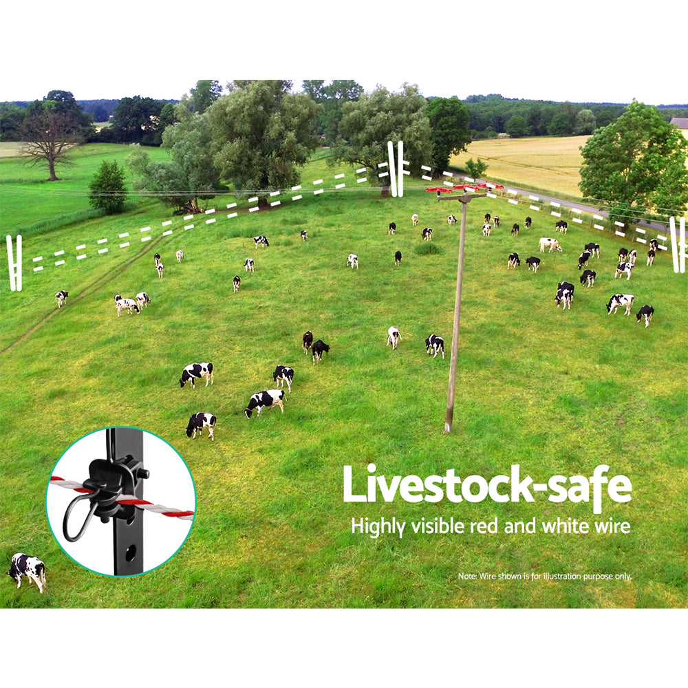 Fencing: Giantz Electric Fence Poly Wire 2000M