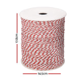 Fencing: Giantz Electric Fence Poly Wire 500M Insulator