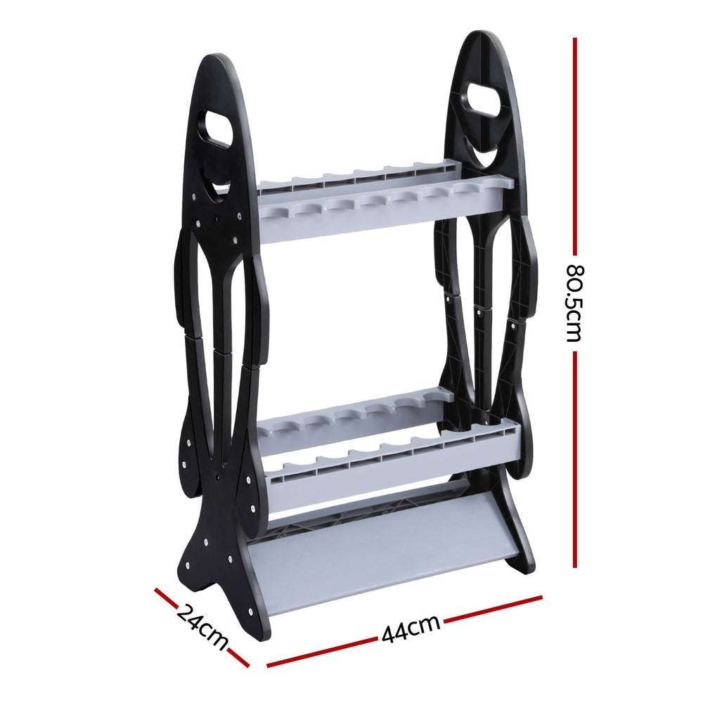 Boating Accessories: Seamanship Fishing Rod Holder 16 Storage Rack Fishing Pole Stand Garage Organizer Holds