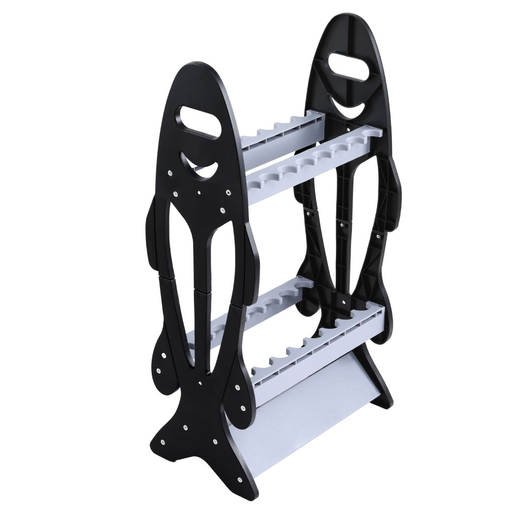 Boating Accessories: Seamanship Fishing Rod Holder 16 Storage Rack Fishing Pole Stand Garage Organizer Holds