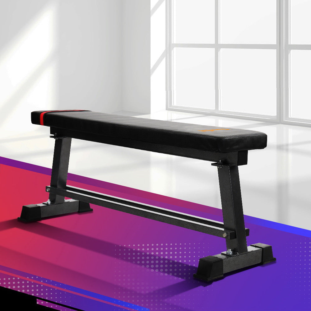Exercise Benches: Everfit Weight Bench Flat Bench Press Home Gym Equipment 300kg Capacity