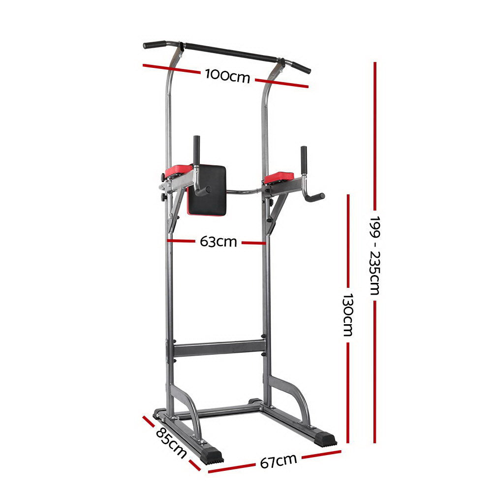 Exercise Benches: Everfit Weight Bench Chin Up Tower Bench Press Home Gym Wokout 200kg Capacity