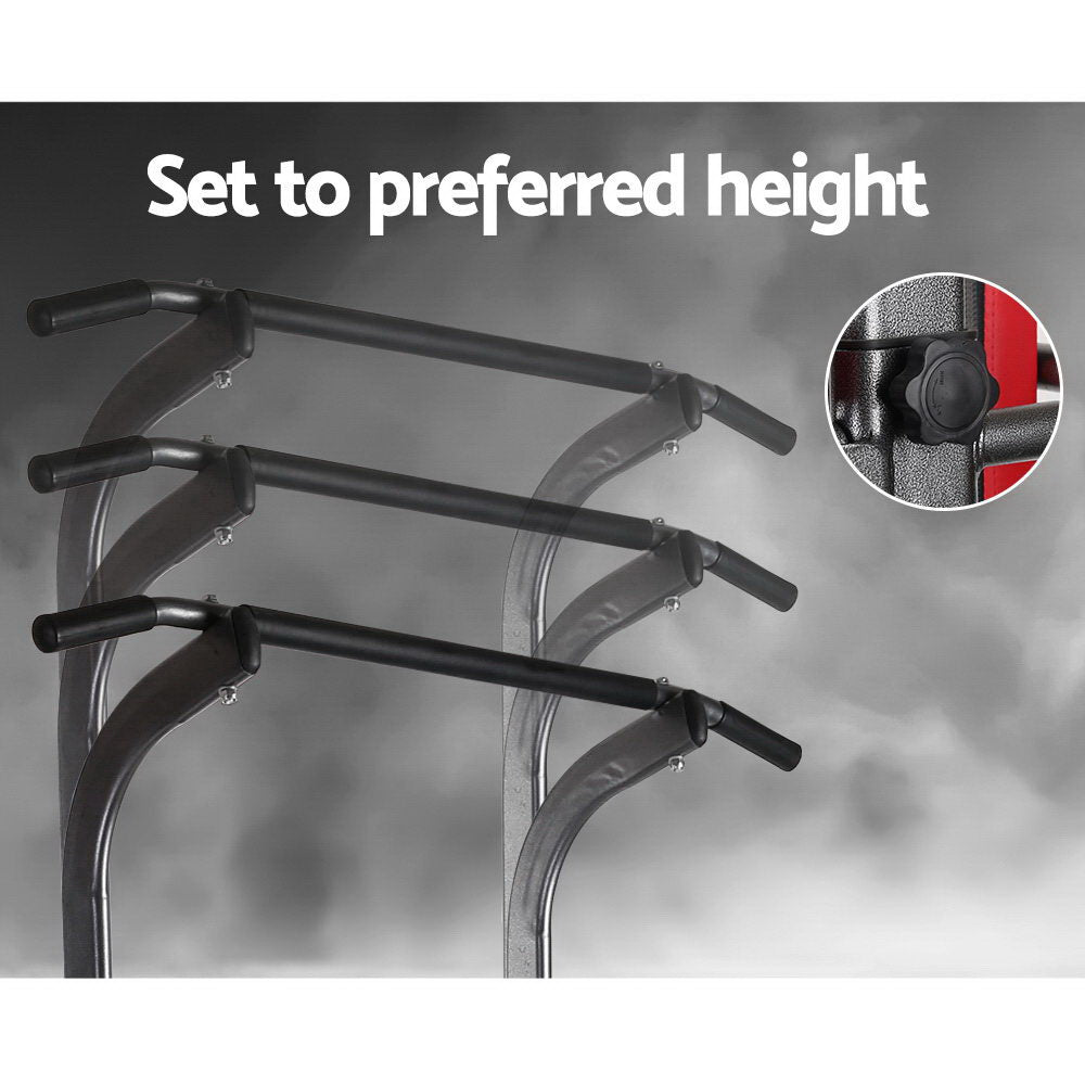 Exercise Benches: Everfit Weight Bench Chin Up Tower Bench Press Home Gym Wokout 200kg Capacity