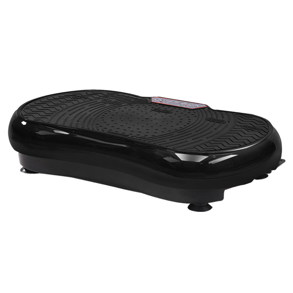 Vibration Exercise Machines: Everfit Vibration Machine Platform Vibrator Resistance Rope Home Fitness Black