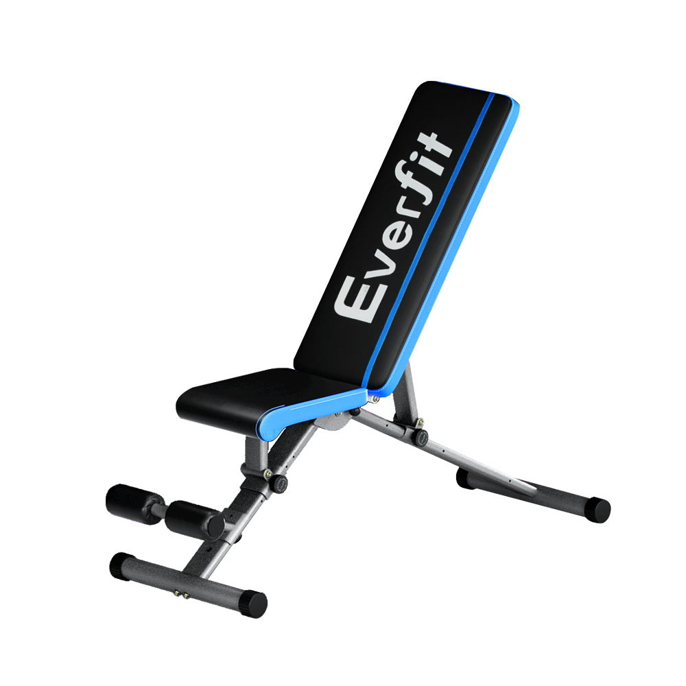 Exercise Benches: Everfit Weight Bench Adjustable FID Bench Press Home Gym 330kg Capacity
