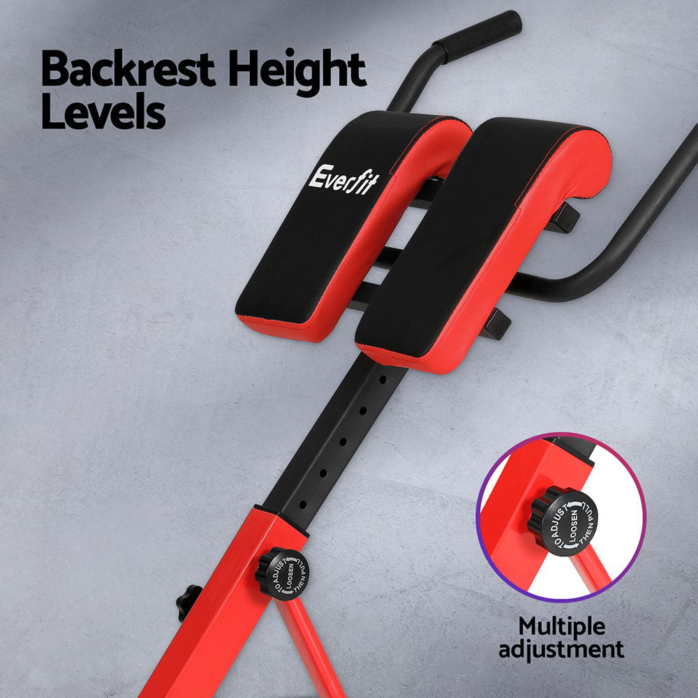 Exercise Benches: Everfit Weight Bench Adjustable Roman Chair 10 in 1 Home Gym Fitness 200kg