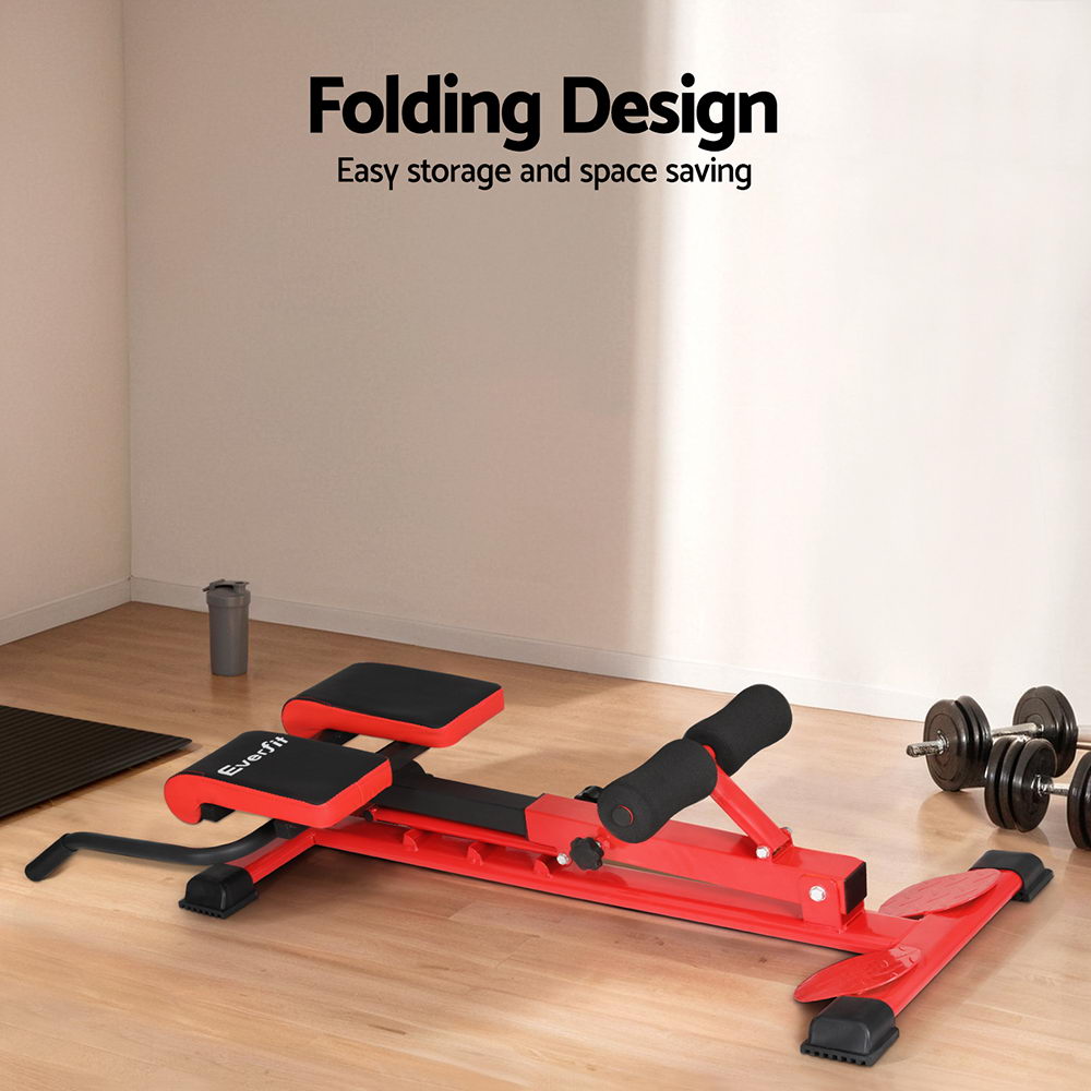 Exercise Benches: Everfit Weight Bench Adjustable Roman Chair 10 in 1 Home Gym Fitness 200kg