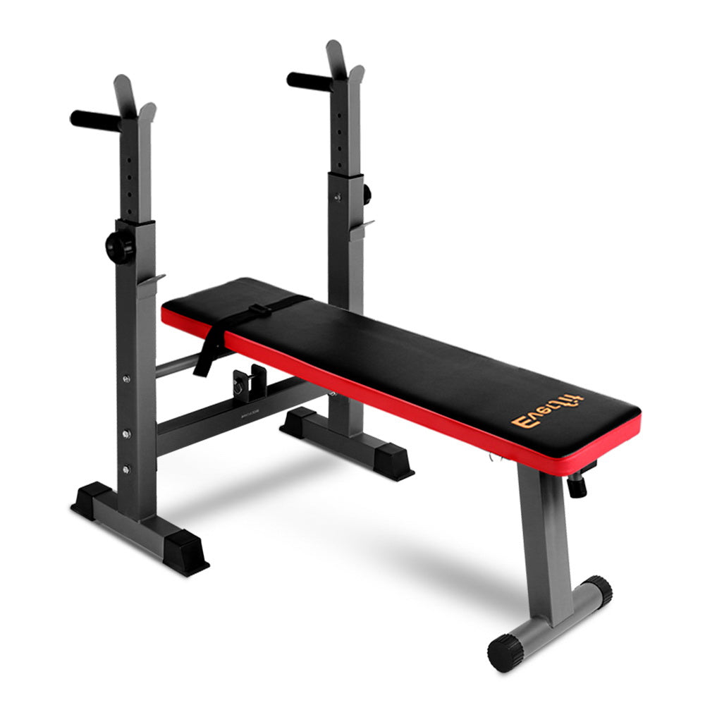 Exercise Benches: Everfit Weight Bench Squat Rack Bench Press Home Gym Equipment 200kg