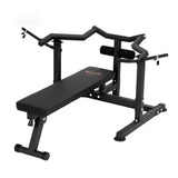 Gym Equipment & Accessories: Everfit Chest Press Machine Home Gym Equipment Folding Workout Bench with Independent Arms Black