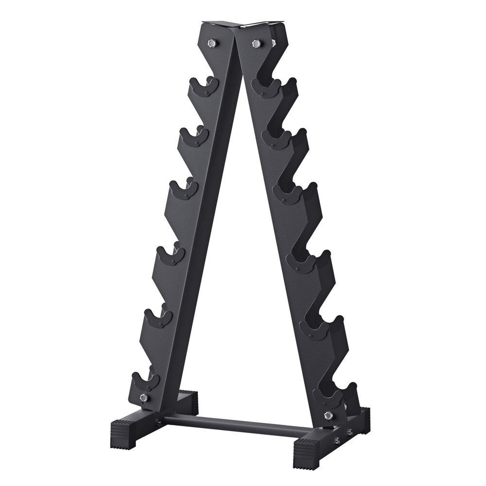 Free Weights: Everfit Dumbbells Rack 6 Tier Dumbbell Stand Home Gym Storage 200kg Capacity