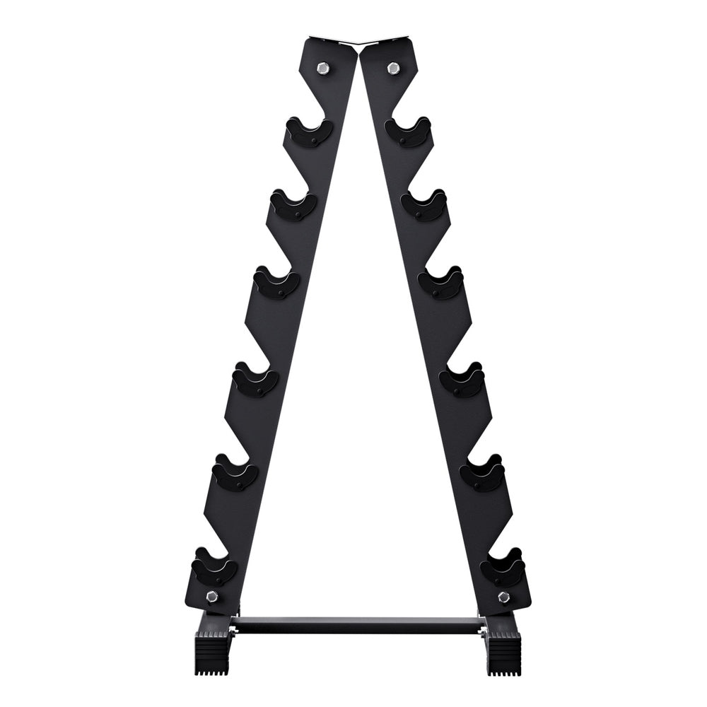 Free Weights: Everfit Dumbbells Rack 6 Tier Dumbbell Stand Home Gym Storage 200kg Capacity