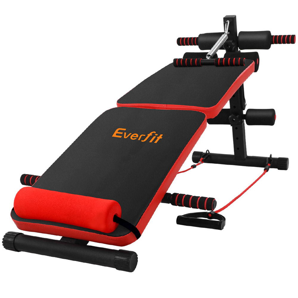 Exercise Benches: Everfit Weight Bench Sit Up Bench Press Foldable Home Gym Equipment