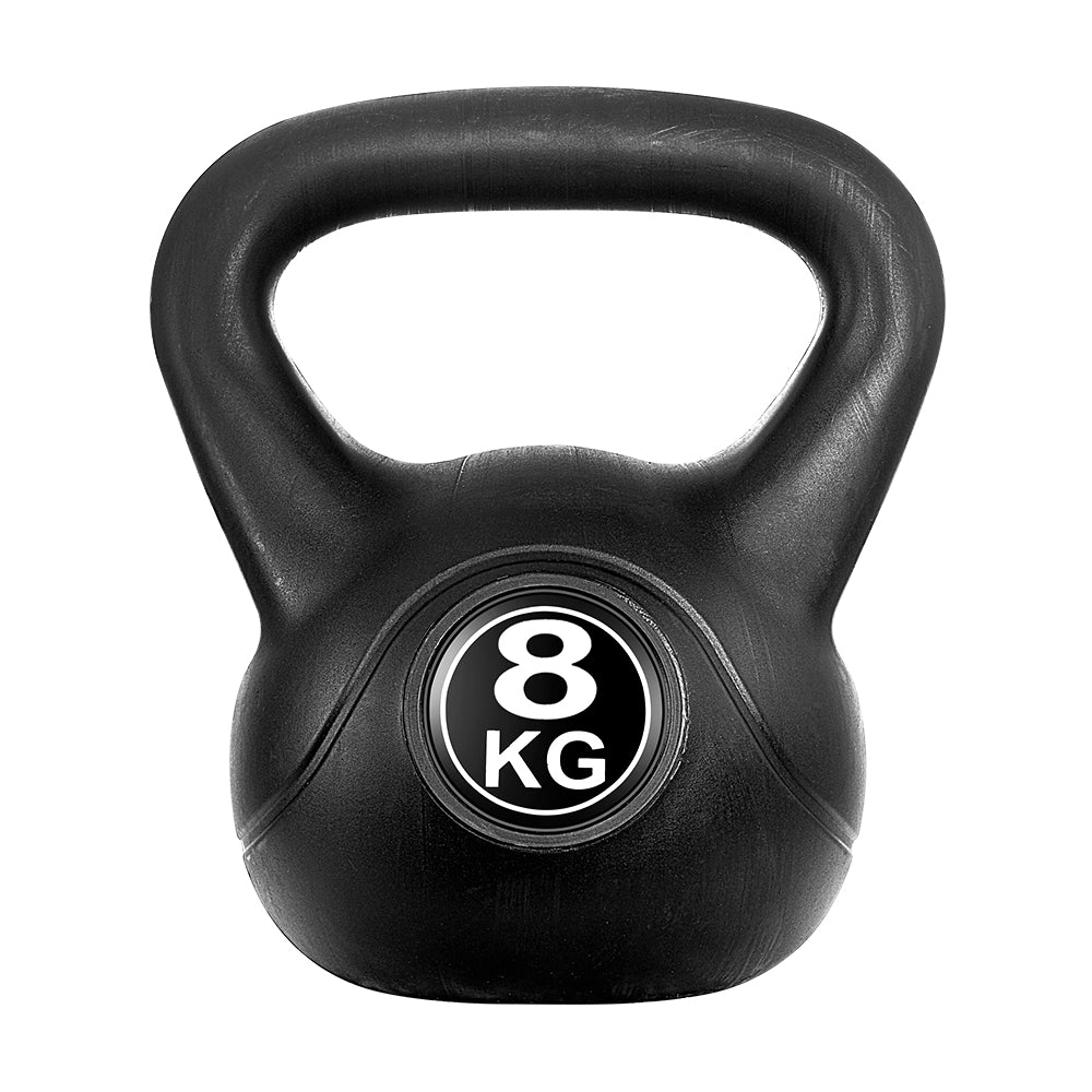 Free Weights: Everfit 22kg Kettlebell Set Weight Lifting Kettlebells Bench Dumbbells Gym Home