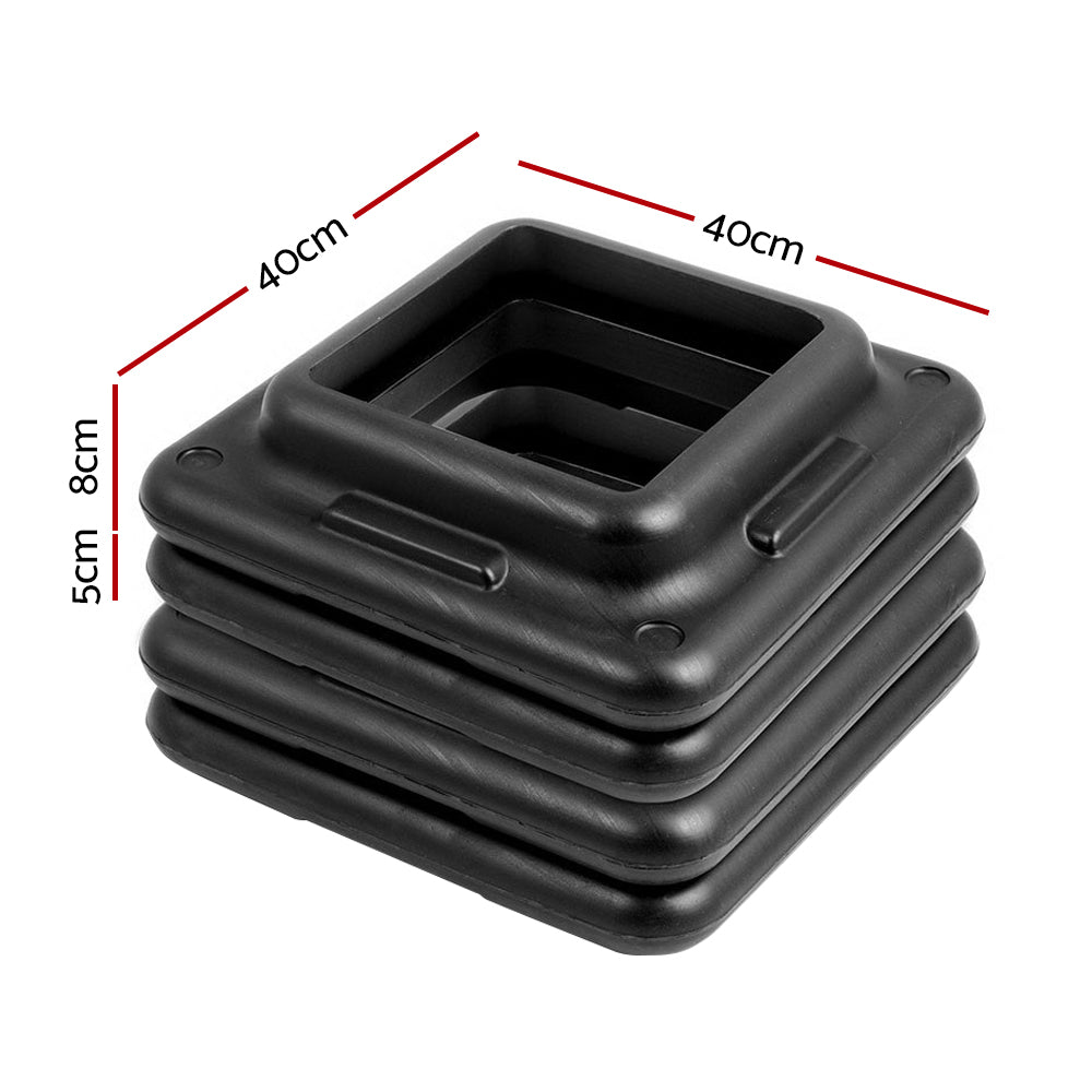 Gym & Training Step: Everfit 4X Aerobic Step Riser Exercise Stepper Block Gym Home Fitness