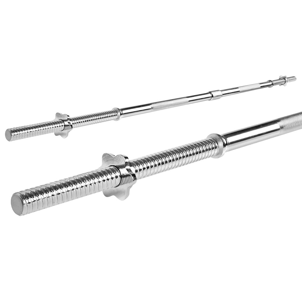 Free Weights: Everfit 168CM 5.5FT Barbell Bar Fitness Weight Plates Dumbbells Row