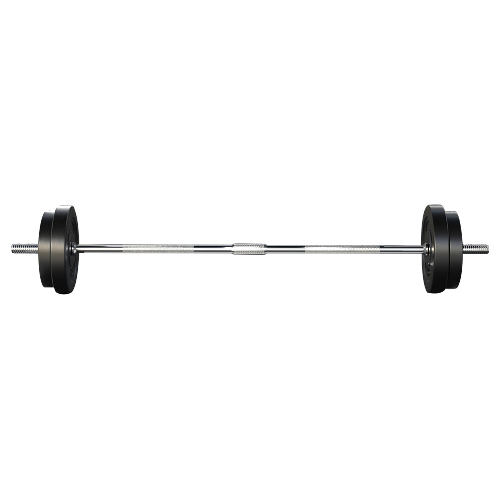 Exercise Benches: Everfit 38kg Barbell Set Weight Plates Bar Lifting Bench 168cm