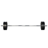 Everfit 48kg Barbell Set Weight Plates Bar Lifting Bench 168cm