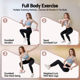 Free Weights: Everfit 2x2.5kg Adjustable Dumbbell Set Weights Set 4-in-1 Home Gym Workout Strength Training