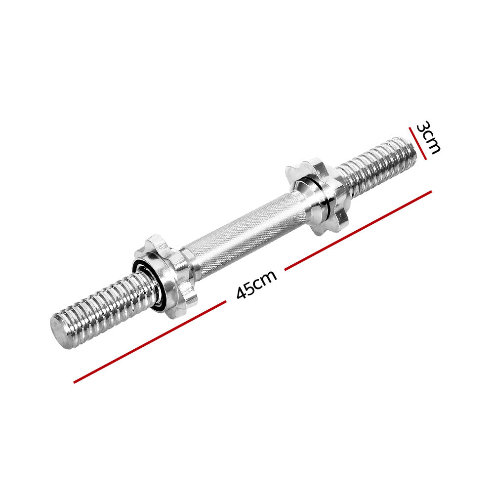 Exercise Benches: Everfit 45cm Dumbbell Bar Gym Home Exercise 150kg Capacity