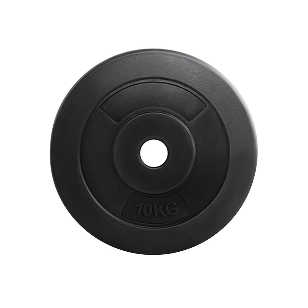 Free Weights: Everfit 40kg Barbell Weight Plates Standard Home Gym Press Fitness Exercise