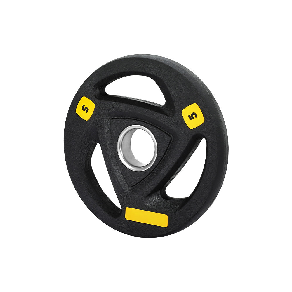 Free Weights: Everfit Weight Plates Olympic 5kg Dumbbells Barbells Plate Weight Lifting Home
