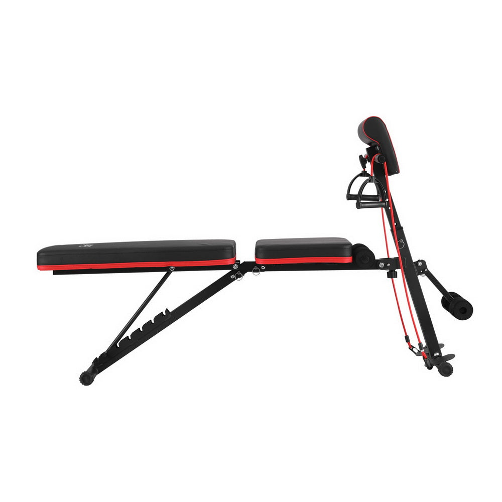 Exercise Benches: Everfit Weight Bench Adjustable Preacher Curl Bench Press Dumbbell Stool 260kg