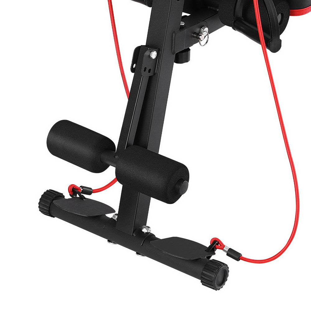 Exercise Benches: Everfit Weight Bench Adjustable Preacher Curl Bench Press Dumbbell Stool 260kg