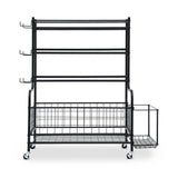 Gym Equipment & Accessories: Everfit Dumbbell Rack Weight Rack for Dumbbells Home Gym Storage Black