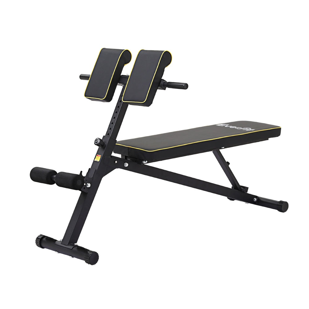 Exercise Benches: Everfit Roman Chair Adjustable Weight Bench Strength Training Preacher Curls