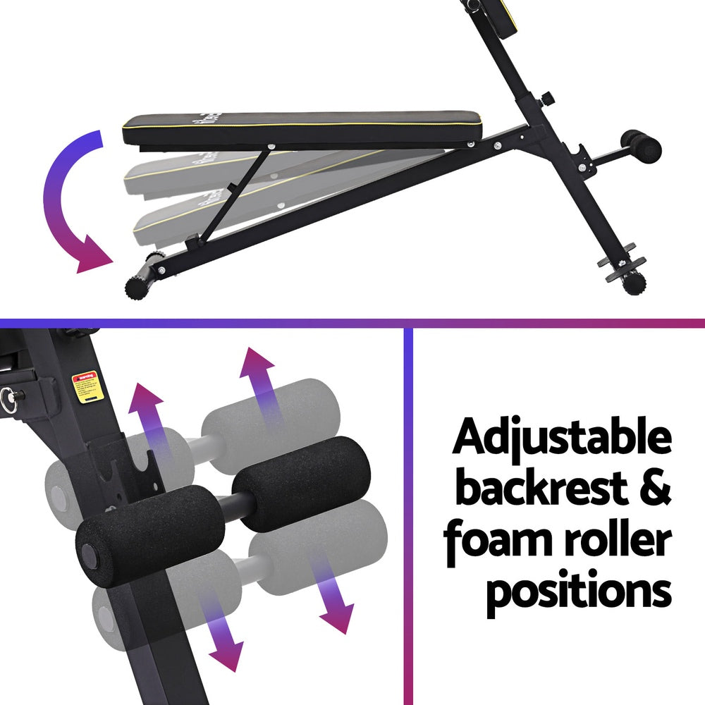 Exercise Benches: Everfit Roman Chair Adjustable Weight Bench Strength Training Preacher Curls