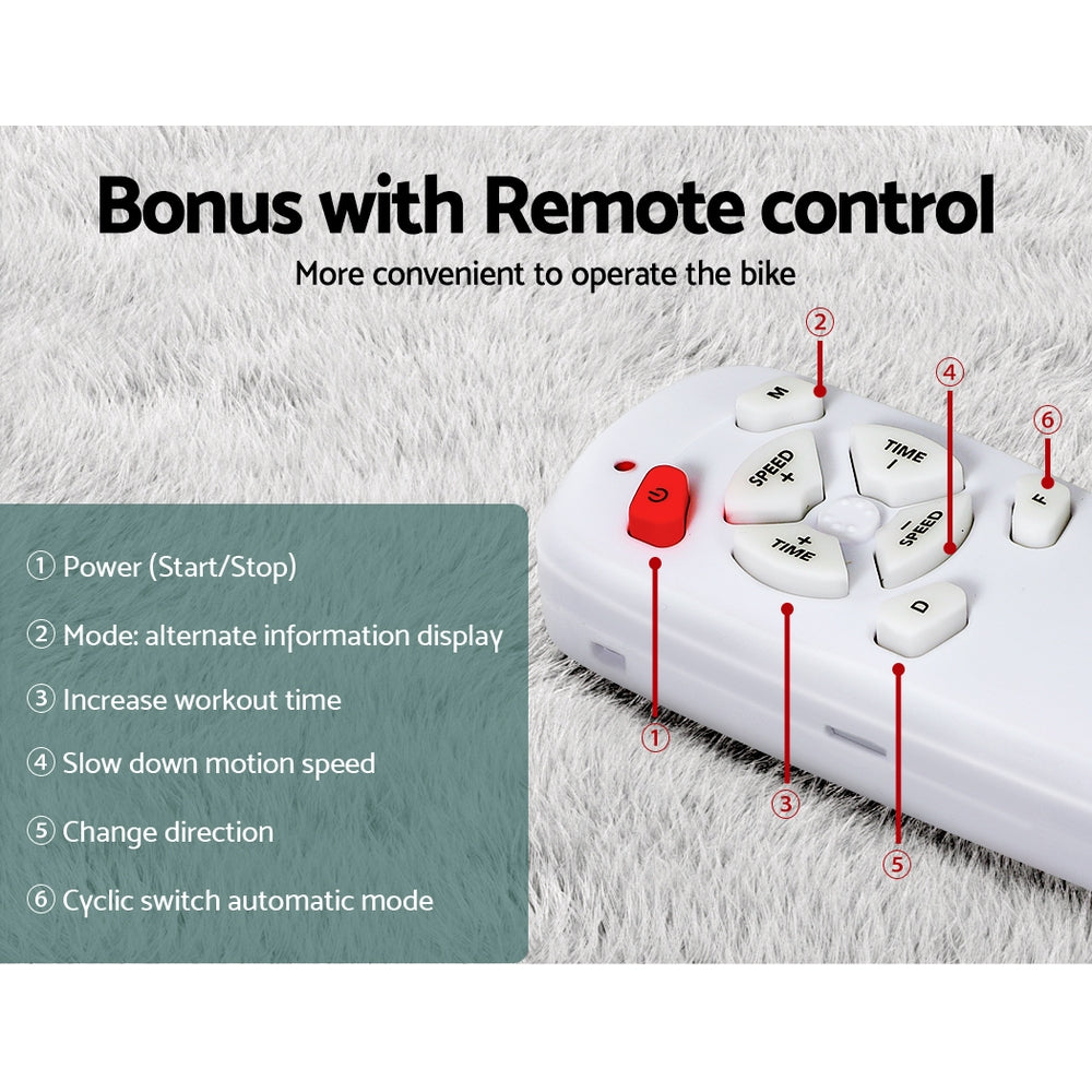 Exercise Bikes: Everfit Pedal Exerciser Mini Exercise Bike Cross Trainer Under Desk Bike