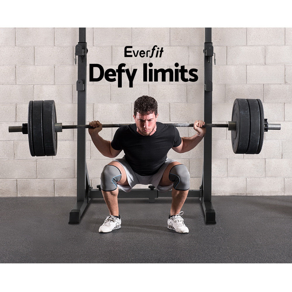 Exercise Benches: Everfit Weight Bench Adjustable Squat Rack Home Gym Equipment 300kg