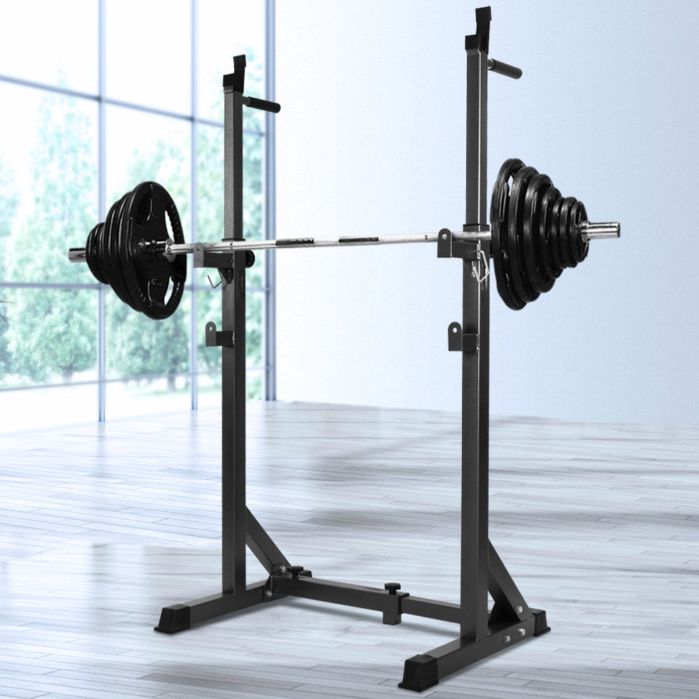 Exercise Benches: Everfit Weight Bench Adjustable Squat Rack Home Gym Equipment 300kg