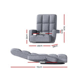 Sofas & Sofa Beds: Artiss Floor Chair Lounge Sofa Swivel Grey