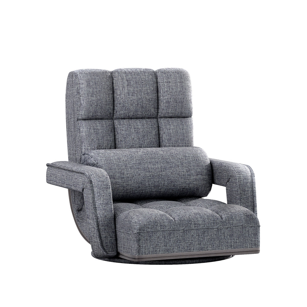 Sofas & Sofa Beds: Artiss Floor Chair Lounge Sofa Swivel Grey