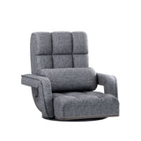 Sofas & Sofa Beds: Artiss Floor Chair Lounge Sofa Swivel Grey