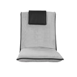 Arm Chairs & Recliners: Artiss Floor Lounge Sofa Bed Couch Recliner Chair Folding Chair Cushion Grey