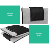 Arm Chairs & Recliners: Artiss Floor Lounge Sofa Bed Couch Recliner Chair Folding Chair Cushion Grey