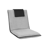 Arm Chairs & Recliners: Artiss Floor Lounge Sofa Bed Couch Recliner Chair Folding Chair Cushion Grey