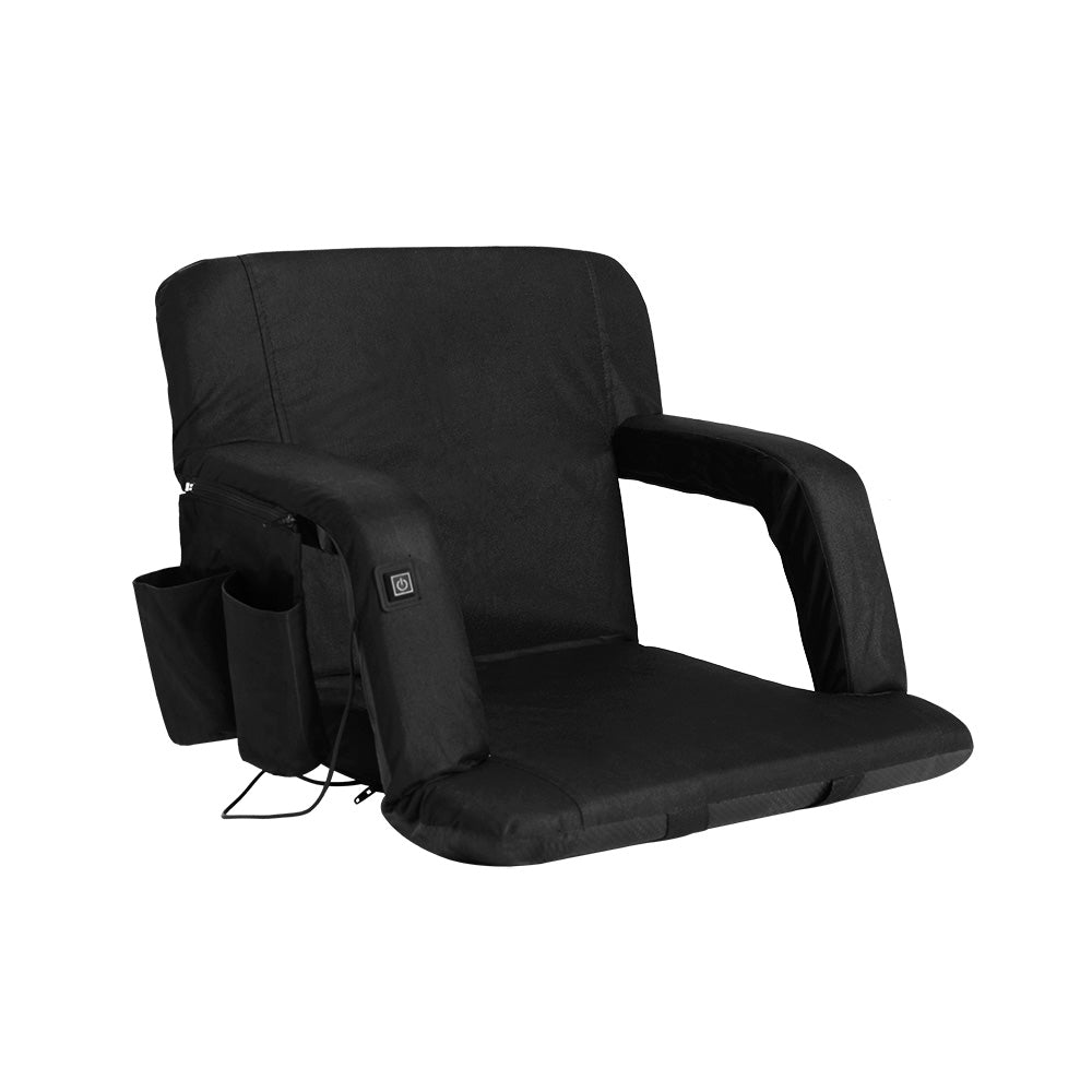 Arm Chairs & Recliners: Artiss Lounge Sofa Bed With Armrest Heated Floor Recliner Futon Couch Folding Chair Cushion