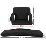Arm Chairs & Recliners: Artiss Lounge Sofa Bed With Armrest Heated Floor Recliner Futon Couch Folding Chair Cushion