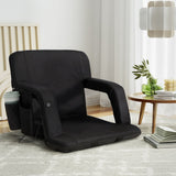 Arm Chairs & Recliners: Artiss Lounge Sofa Bed With Armrest Heated Floor Recliner Futon Couch Folding Chair Cushion
