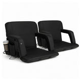 Artiss 2X Floor Lounge Sofa Bed With Armrest Heated Cushion