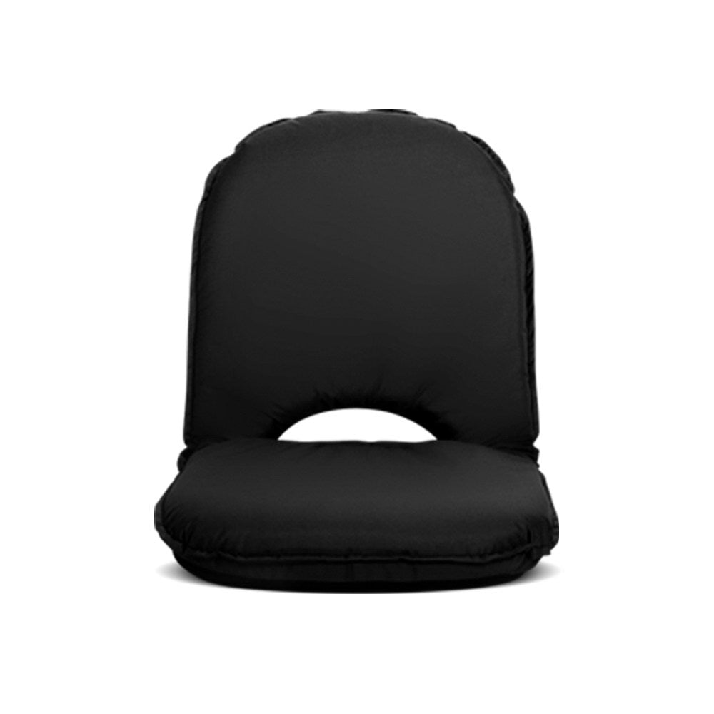 Massage Chairs: Artiss Floor Lounge Sofa Camping Chair Black