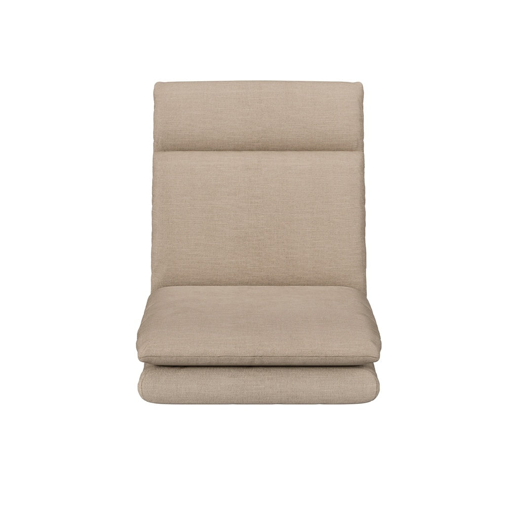 Arm Chairs & Recliners: Artiss 2XFloor Chair Sofa Linen Beige
