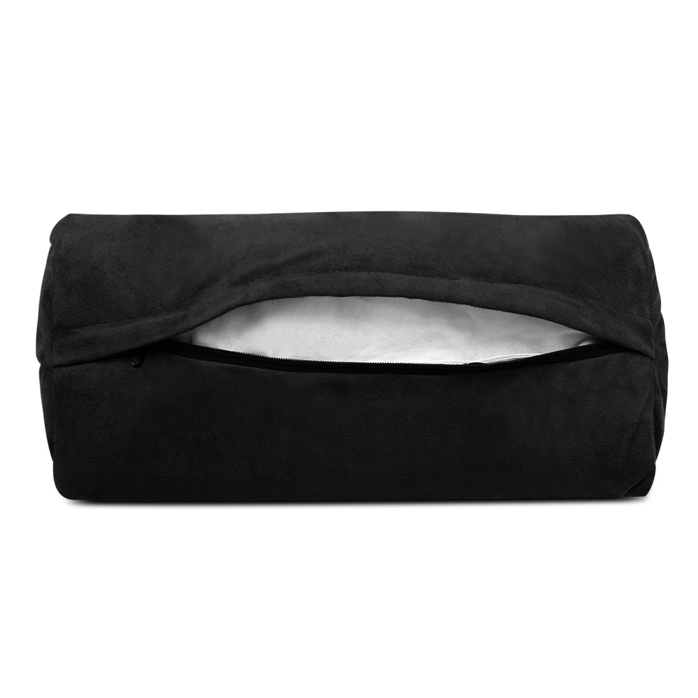 Sofas & Sofa Beds: Artiss Floor Lounge Sofa Bed 2-seater Charcoal Suede
