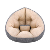 Arm Chairs & Recliners: Artiss Floor Lounge Sofa Bed Chair Foldable Washable Beige