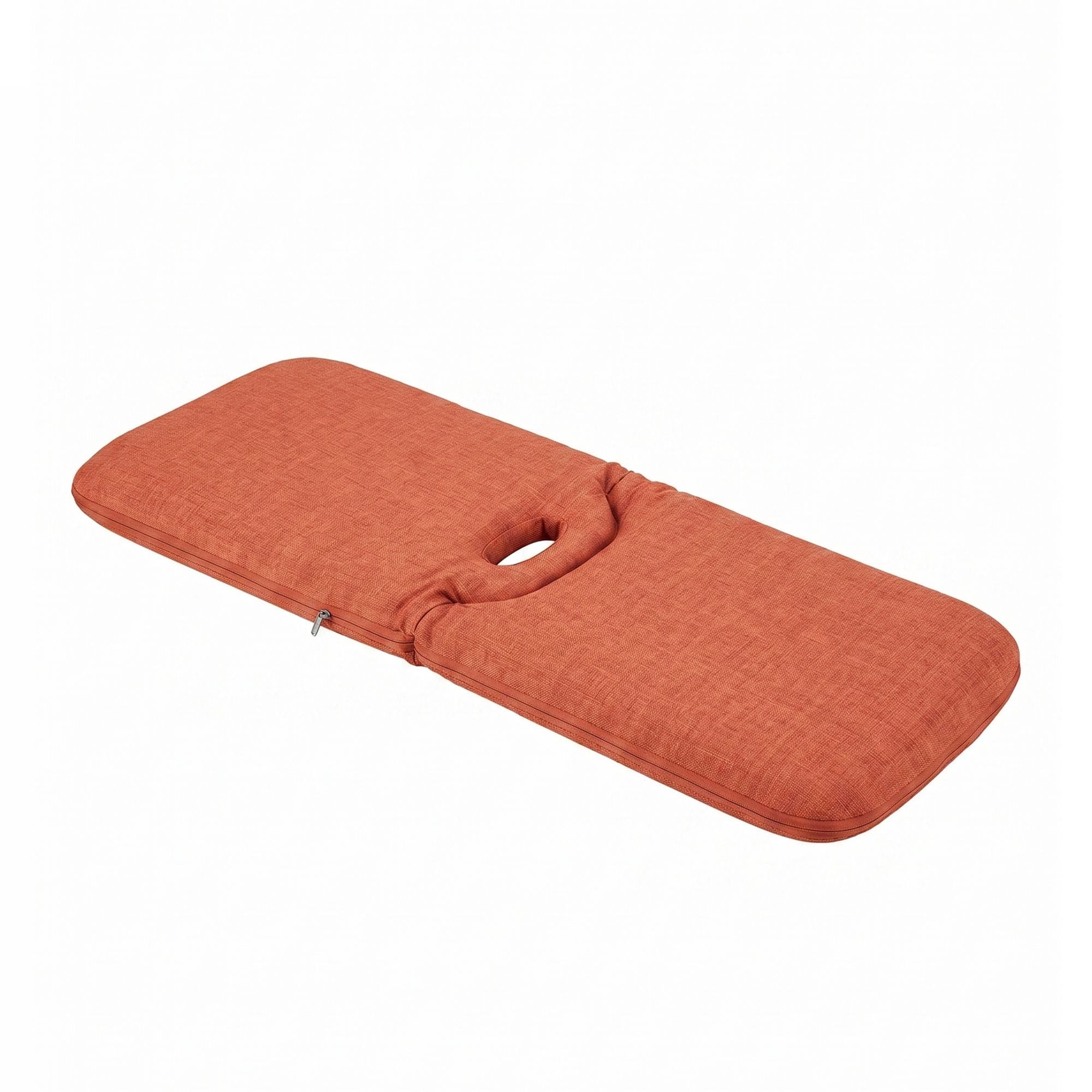 Artiss Floor Chair 5 Position Adjustable Orange Lazy Sofa for Living Room Bedroom